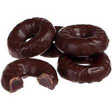 Joya Chocolate Covered Raspberry Jelly Rings 5lb Box